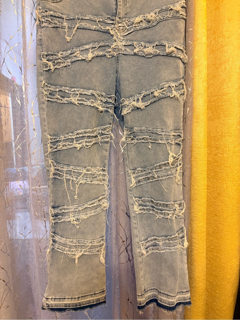 Distressed Blue Women's  Jeans